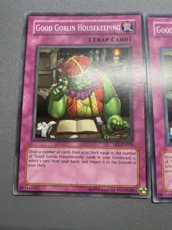 Yu-Gi-Oh! 3X Good Goblin Housekeeping Common Unlimited FET-EN054 HP - Image 2
