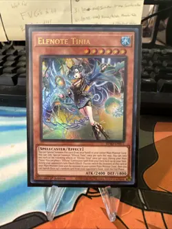 Yugioh! 1x Elfnote Tinia BPRO-EN011 Ultra Rare 1st Ed NM - Image 1