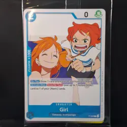 One Piece Promo Card P-096 Girl Nami Sealed Promo - NM - Image 1