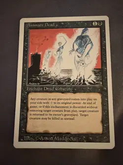 NP MINT!! MTG Animate Dead THIRD Edition! - Image 1