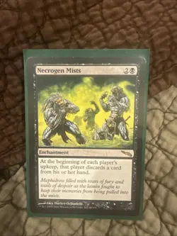 Necrogen Mists Mirrodin Magic The Gathering Light Play - Image 1