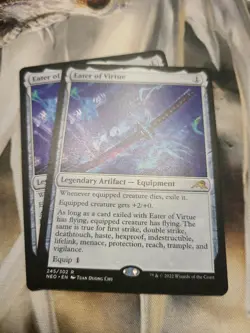 2X EATER OF VIRTUE X2 NM/M KAMIGAWA: NEON DYNASTY NEO MTG - Image 1