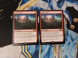 Alpine Moon MTG Core Set 2019 M19 Red Rare Enchantment Near-Mint x2 - Image 1