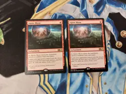 Alpine Moon MTG Core Set 2019 M19 Red Rare Enchantment Near-Mint x2 - Image 2