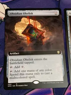 C1910 MAGIC GATHERING MTG DOMINARIA UNITED OBSIDIAN OBELISK 2X NM RAR - Image 2