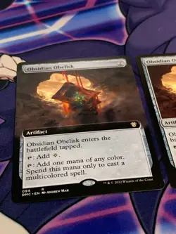 C1910 MAGIC GATHERING MTG DOMINARIA UNITED OBSIDIAN OBELISK 2X NM RAR - Image 3