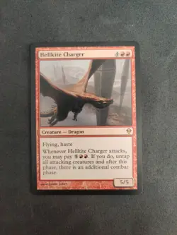 Hellkite Charger R 131 Zendikar Magic The Gathering MTG NM Near Mint TCG Single - Image 1