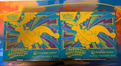 Pokemon Center Elite Trainer Box Mega Evolution Ascended Heroes 2 Boxes Dragoni… - Image 1