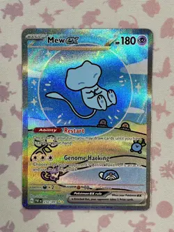 Pokemon TCG Mew EX 232/091 Sv: Paldean Fates Bubble Mew - Image 1