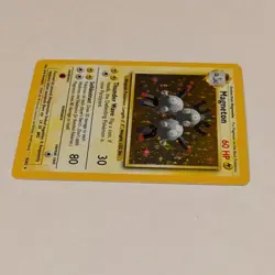 1999 Base Set Magneton Holo #9/102 Rare WOTC Pokemon Card TCG Original - Image 4