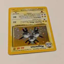 1999 Base Set Magneton Holo #9/102 Rare WOTC Pokemon Card TCG Original - Image 5