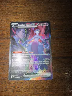 TEAM ROCKET'S MEWTWO EX 231/182 POKEMON TCG DESTINED RIVALS HOLO CARD NM SIR - Image 5