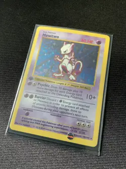 Pokemon TCG 1999 Mewtwo 1st Edition Shadowless Pokemon Card **RARE** - Image 4