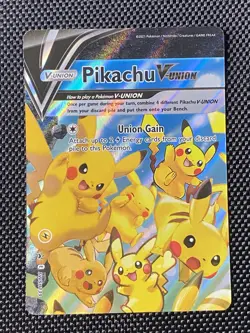 Pikachu V-Union Complete Set SWSH139 SWSH140 SWSH141 SWSH142 &Jumbo Pokemon Card - Image 2