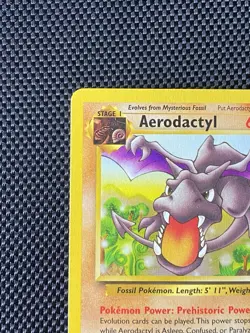 Aerodactyl 16/62 Fossil Holo Rare WOTC Vintage Pokemon Card LP/NM - Image 2