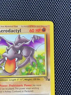 Aerodactyl 16/62 Fossil Holo Rare WOTC Vintage Pokemon Card LP/NM - Image 3