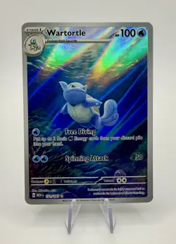 Pokemon Card - Wartortle Scarlet & Violet 151 171/165 Holo Illustration Rare - Image 1