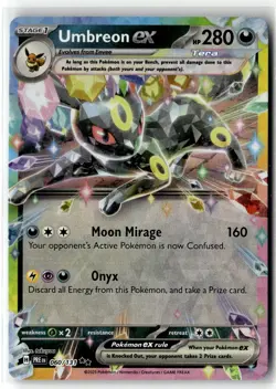 Umbreon ex ⭐ 060/131 Holo Double Rare Prismatic Evolutions 2025 Pokemon NM - Image 1