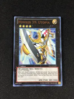 YUGIOH NUMBER 39: UTOPIA YS12-EN039 1ST ULTRA PLAY/EDGEWARE - Image 1