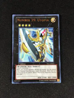 YUGIOH NUMBER 39: UTOPIA YS11-EN041 1ST ULTRA PLAY/EDGEWARE - Image 1