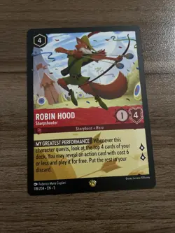 Disney Lorcana | Robin Hood - Sharpshooter 118/204 Shimmering Skies Regular - Image 1