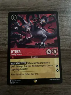 Hydra – Deadly Serpent 108/204 DISNEY LORCANA Into the Inklands LEGENDARY - Image 1