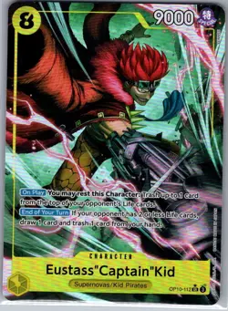 Eustass"Captain"Kid (Alt Art) OP10-112 English Royal Blood - One Piece Card - NM - Image 1