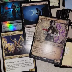 Amalia's Life Gain **VAMPIRES** Tribal Custom COMMANDER MAGIC DECK 100 MTG Cards - Image 1