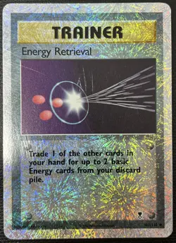 Energy Retrieval 107/110 Legendary Collection Reverse Holo Pokemon Card LP - Image 1