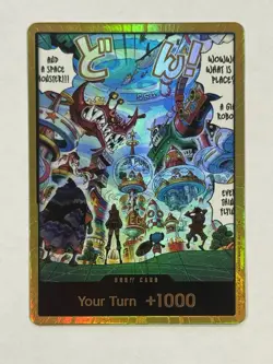 DON!! Card (Egghead) (Gold) The Azure Sea's Seven Foil - Image 1