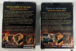 Lord of the Rings TCG - 6x Starter Deck Lot - Cards Unplayed, Bloodlines, Realms - Image 5