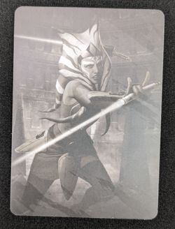 Star Wars Destiny Dice Game Rare Holofoil AHSOKA TANO Force Operative Card - 520 - Image 3