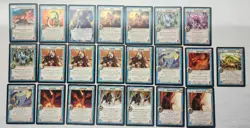 AEG Warlord: Saga of the Storm - RARE Mercenary Character Card Lot Of 22 - Image 1