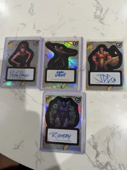 2025 topps marvel comic book heroes 7 card autograph lot - Image 3