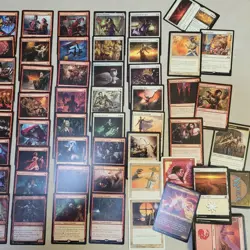 Red and White **VAMPIRES** Tribal Custom COMMANDER MAGIC DECK 100 MTG Cards - Image 2