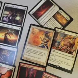 Red and White **VAMPIRES** Tribal Custom COMMANDER MAGIC DECK 100 MTG Cards - Image 4