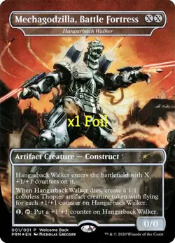 MTG Foil Promo Ikoria: Lair iof Beasts IKO Hangarback Walker MINT - Image 1