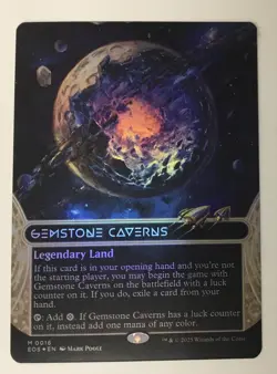 Gemstone Caverns (0016) (Borderless) Edge of Eternities: Stellar Sights Foil - Image 1