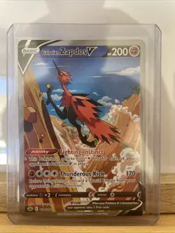 Galarian Zapdos V 174/198 - Alternate Art - Chilling Reign - Pokemon TCG NM - Image 1