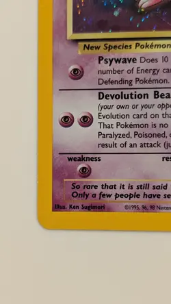 Pokemon Mew Black Star Promo 9 Holo – LP - Image 4