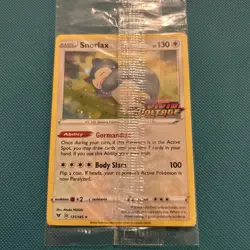 Pokemon Snorlax 131/185 Holo Stamped Promo Vivid Voltage Sealed - Image 1