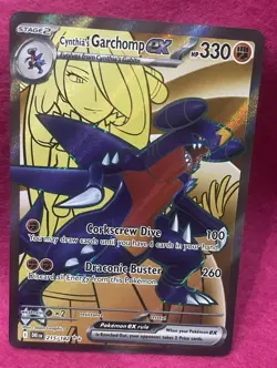 ⭐Cynthia's Garchomp ex ⭐ 215/182 Destined Rivals Holo Full Art Pokemon TCG - Image 2