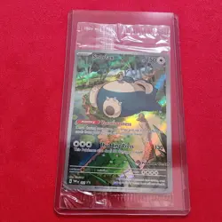 Snorlax Illustration Promo Sealed Pokemon 151 Pokemon Center Stamped 051 - Image 1