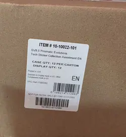 Pokemon TCG PRISMATIC EVOLUTION Tech Sticker Collection 12ct Display Sealed CASE - Image 1