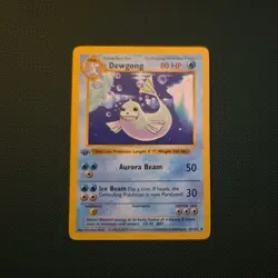 Vintage Pokemon – Dewgong 25/102 – 1st Edition Shadowless – Base Set – HP - Image 1