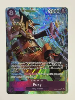 Foxy (Alternate Art) EB04-036 The Azure Sea's Seven Foil - Image 1