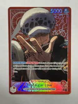 Trafalgar Law - OP14-001 (Alternate Art) OP14-001 The Azure Sea's Seven Foil - Image 1
