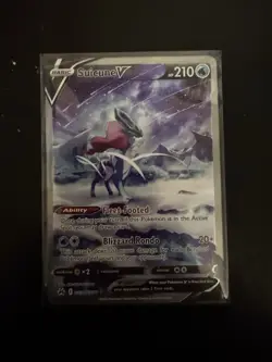Suicune v Crown Zenith Galarian Gallery Holo Ultra Rare Card GG38 GG70 - Image 1