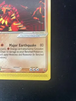Pokemon Groudon ex 002 Non-Holo Black Star Promo Card 2003 - Image 3
