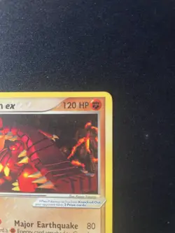 Pokemon Groudon ex 002 Non-Holo Black Star Promo Card 2003 - Image 4
